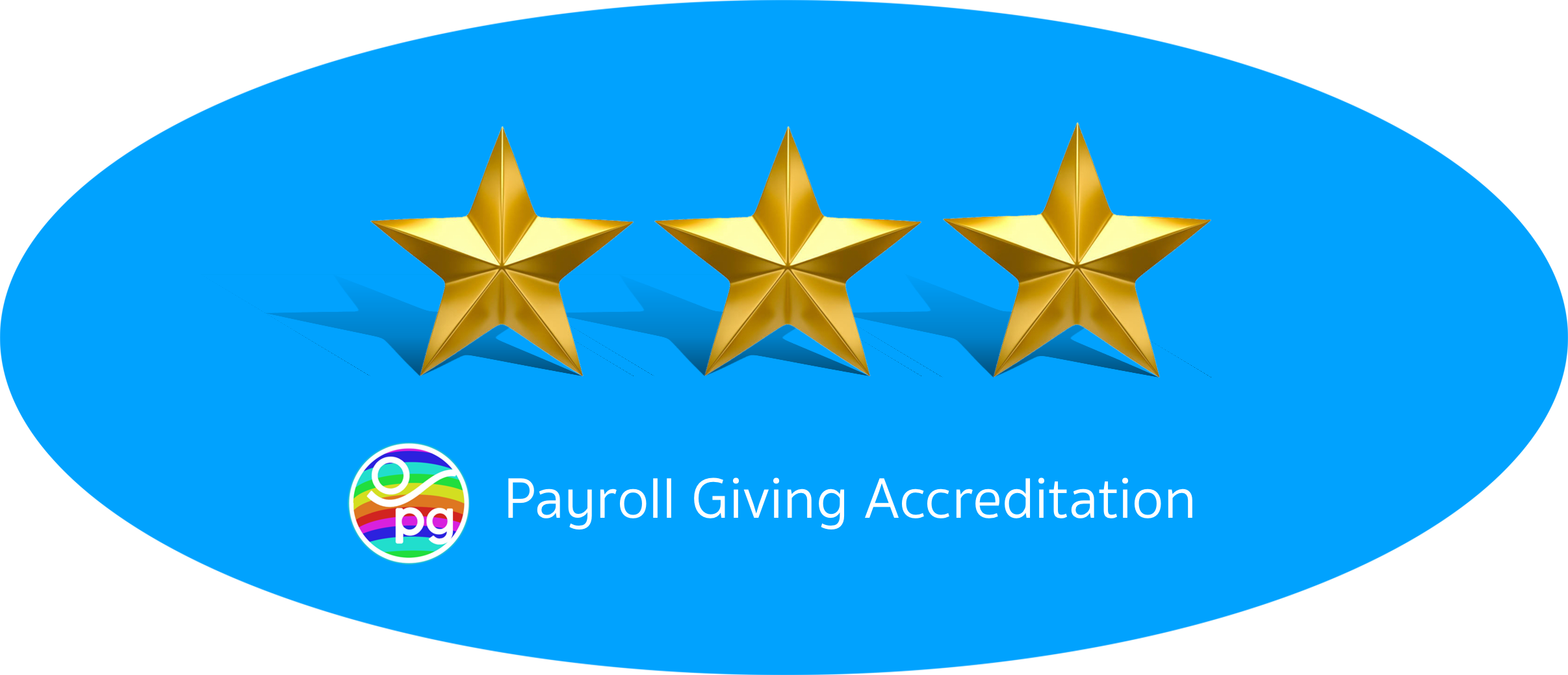 Payroll Giving Accreditation - 3 stars