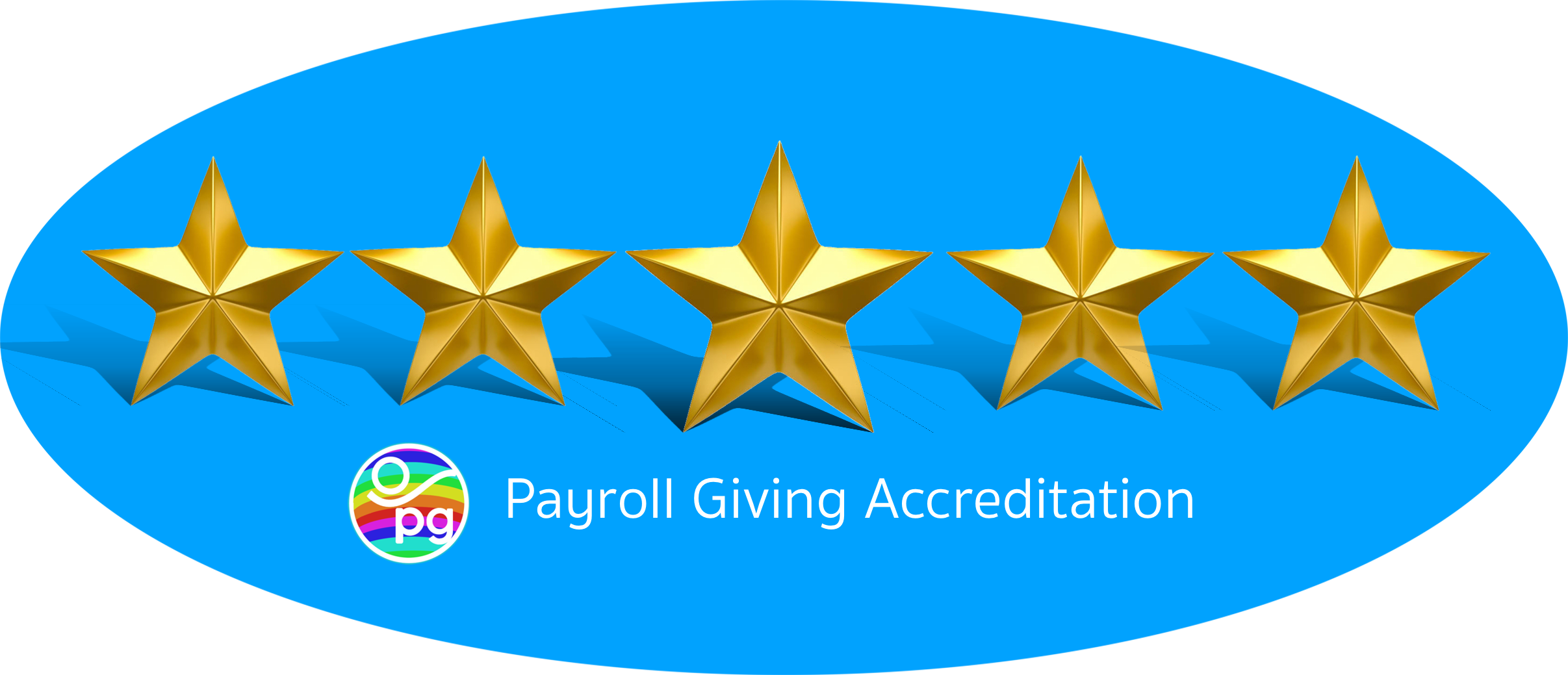 Payroll Giving Accreditation - 5 stars